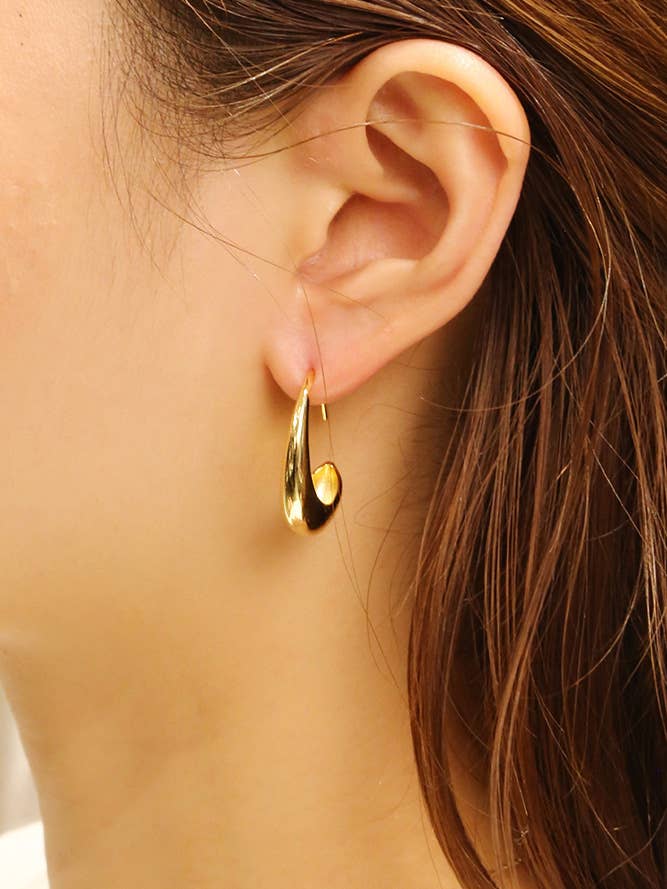 14K Large Prince Rubert Drop Pearl Earrings for wholesale by Hana