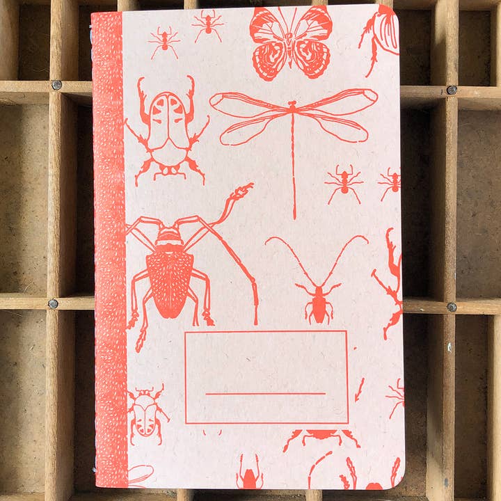 Blackbird Letterpress - Wholesale Notebook - Insects notebook2