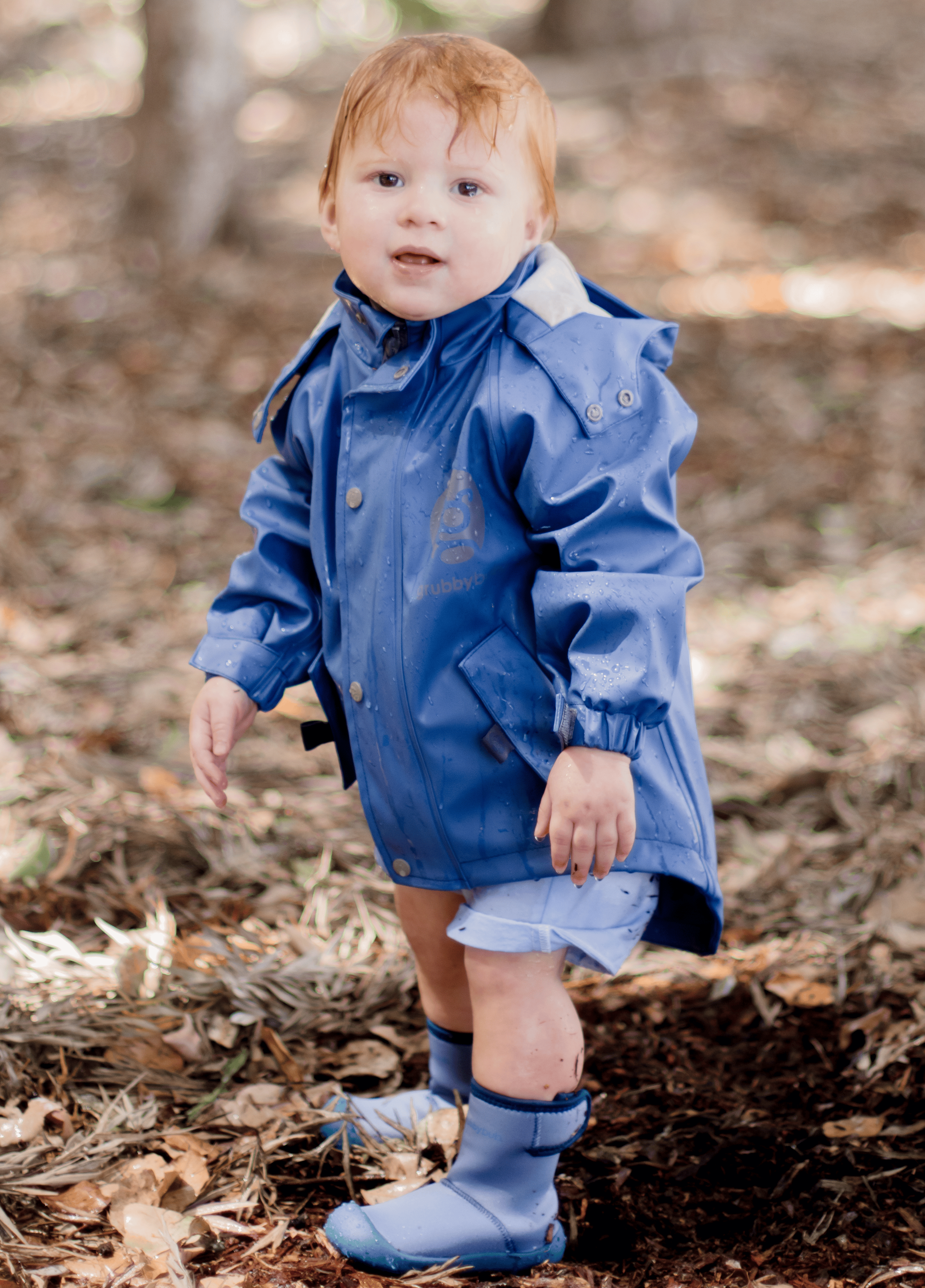 Grubbybub - Vente Imperméable – enfant - Veste toutes saisons avec pare-boue12