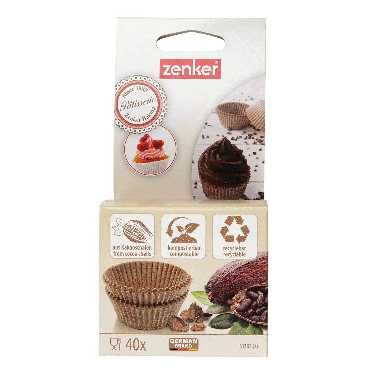 Zenker - Wholesale Cupcake/Muffin Pan - Pack of 40 Zenker Paper Muffin Cups7