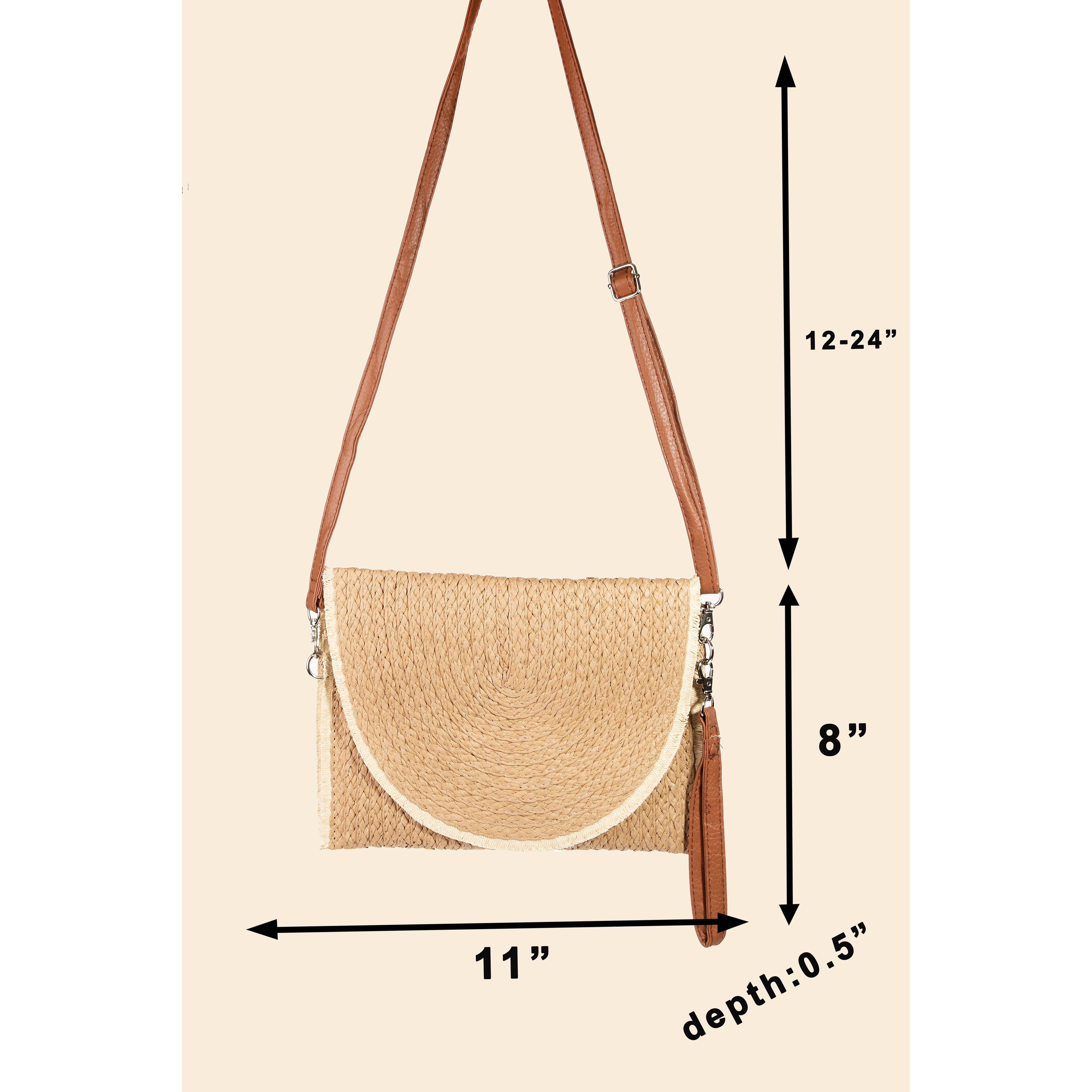 Anarchy Street - Wholesale Crossbody Bag - Women's - Braided Straw Clutch Bag7