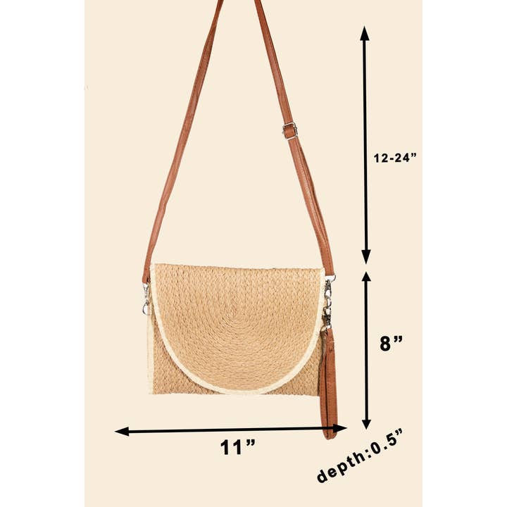 Anarchy Street - Wholesale Crossbody Bag - Women's - Braided Straw Clutch Bag7