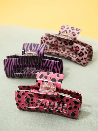 PINZAS PARA EL PELO CON ESTAMPADO ANIMAL | 40H516 para venta al por mayor de JOSSLYN by wall to wall