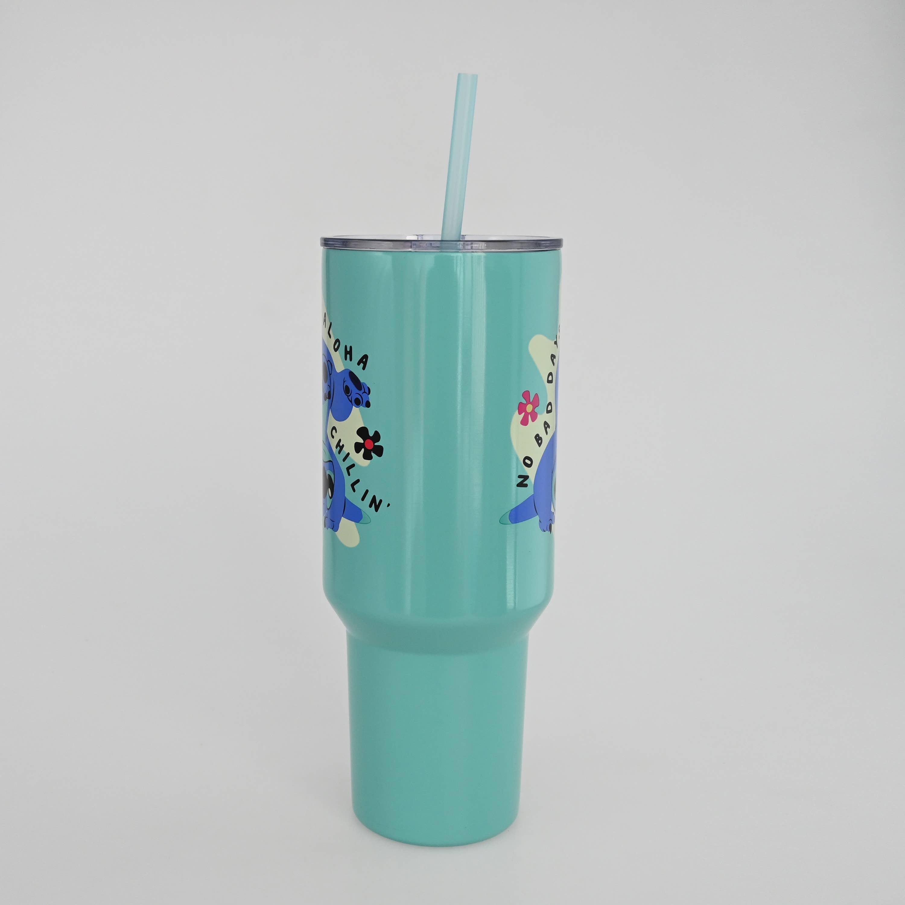 Silver Buffalo - Wholesale Insulated Mug/Tumbler - Lilo and Stitch 40oz Stainless Steel Tumbler w/ Handle4