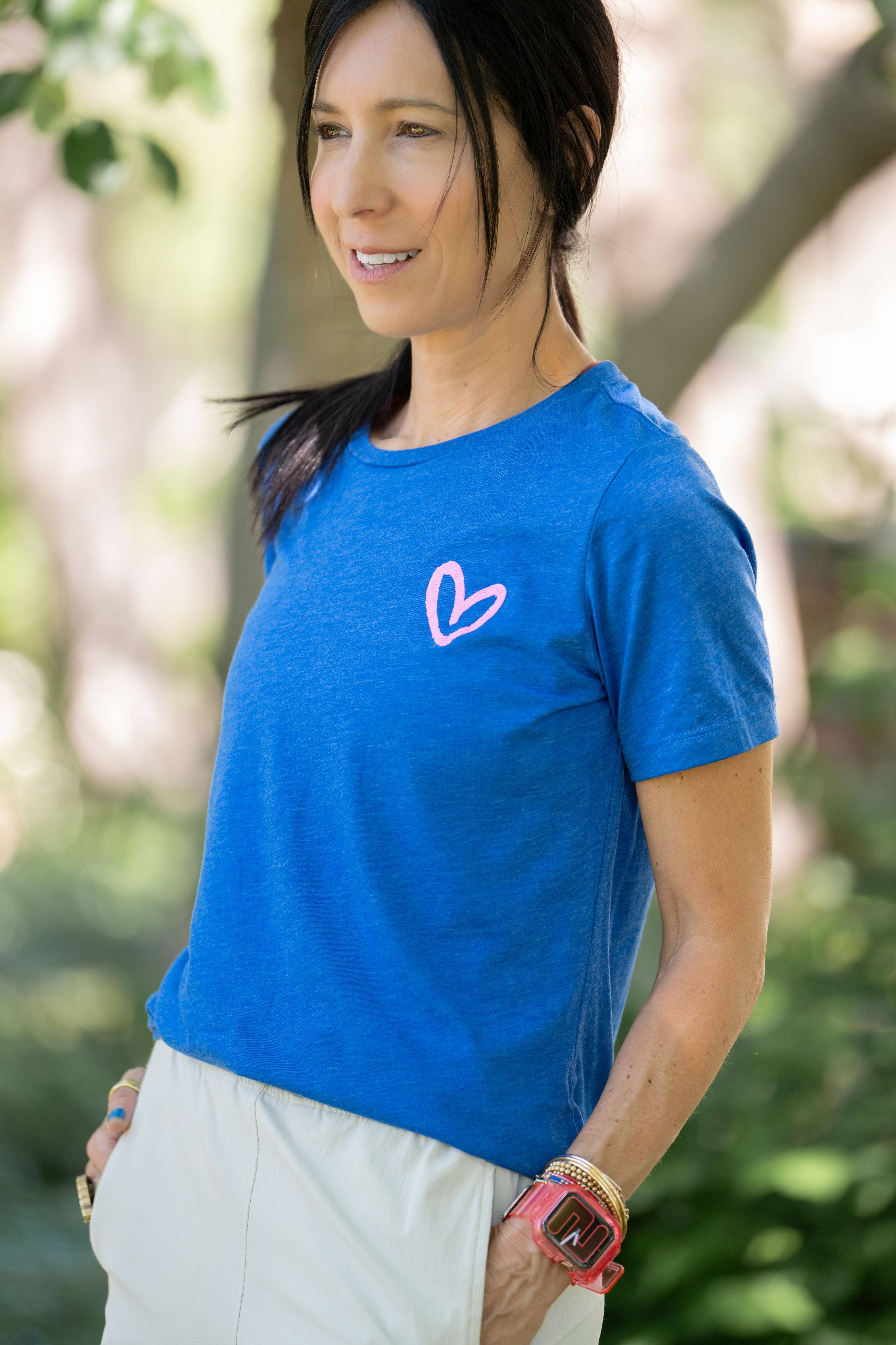 House of Shan, INC - Wholesale Screen Printed T-Shirt - Women's - Women's Imperfect Heart Tee6