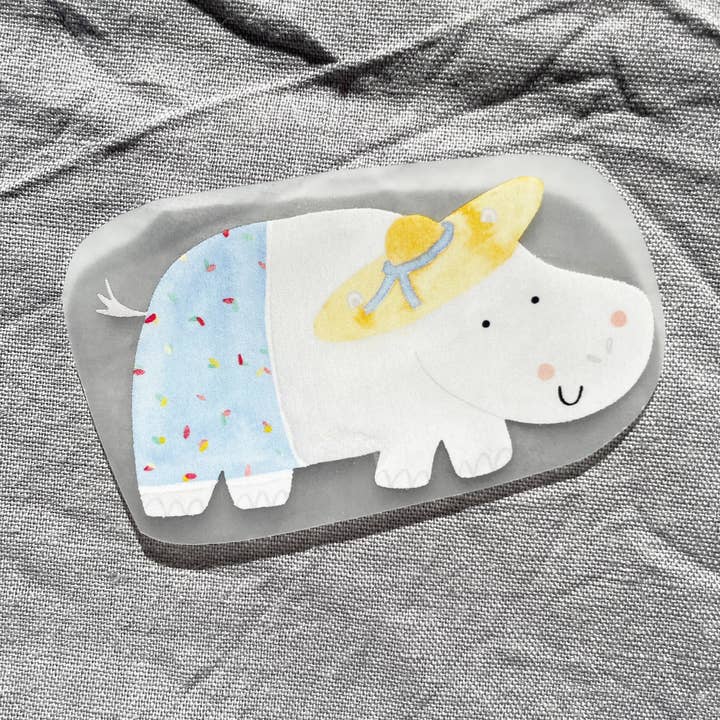 Strijkapplicatie nijlpaard, patch, cadeau voor kinderen voor wholesale door Hannahs Firlefanz