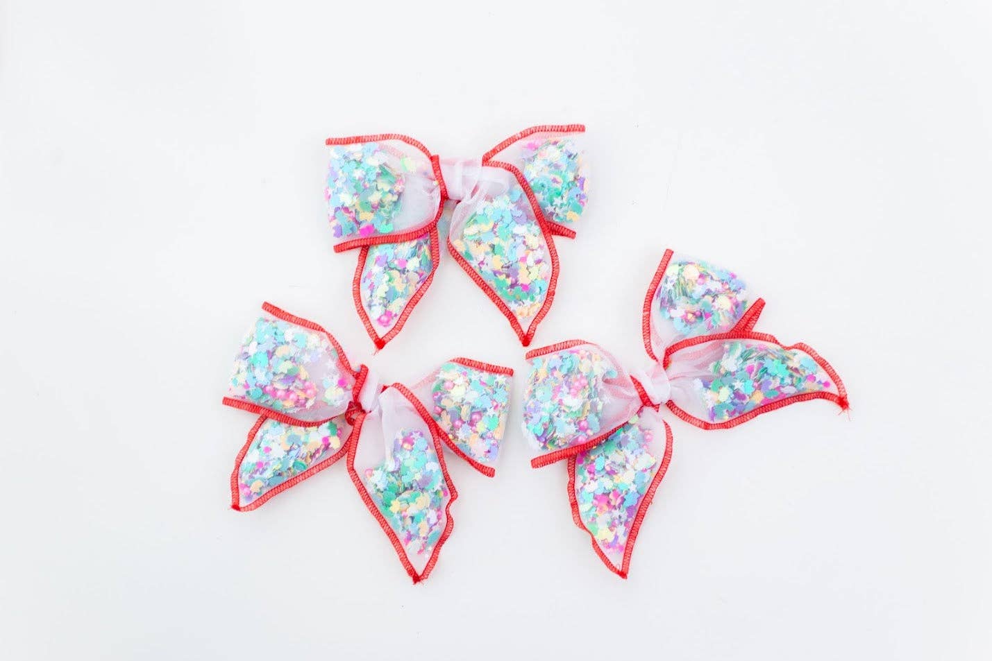 Cheeky Plum - Vendita all'ingrosso Fiocco per capelli - Bambini - Fiocco in mesh shaker - Pretty in rosa3