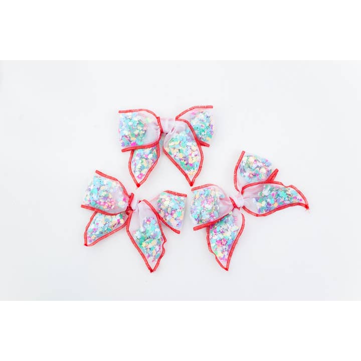 Cheeky Plum - Vendita all'ingrosso Fiocco per capelli - Bambini - Fiocco in mesh shaker - Pretty in rosa3