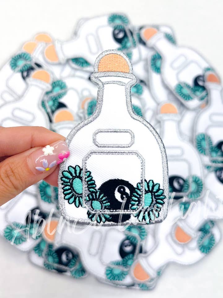 turquoise jewelry tequila bottle trucker hat patches iron on for wholesale by ABLNco