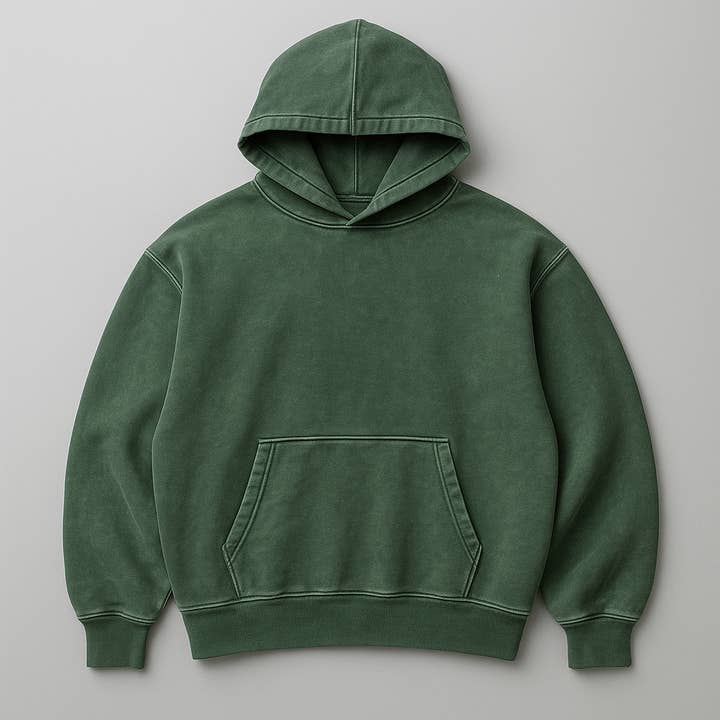BT Blanks - Wholesale Hoodie - Unisex - 500GSM Stone-Washed Boxy Hoodie – Luxe Oversized 2025 Fit12