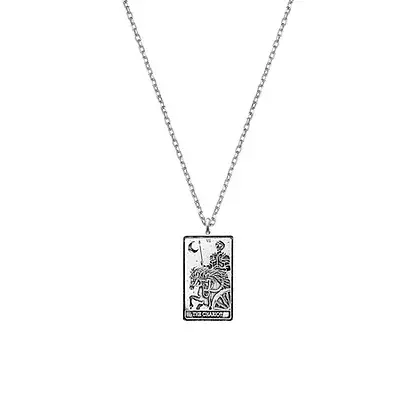 Ancient Things - Vendita all'ingrosso Collana con ciondolo/pendaglio - Collana mistica in argento con ciondolo a forma di tarocchi23