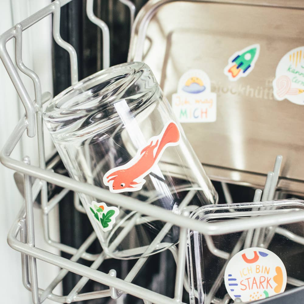 VIERUNDFÜNFZIG - Wholesale Sticker - Kids & Baby - Waterproof and dishwasher-safe forest animal stickers3