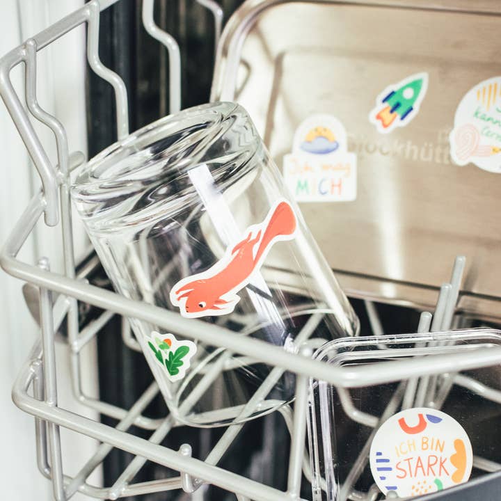 VIERUNDFÜNFZIG - Wholesale Sticker - Kids & Baby - Waterproof and dishwasher-safe forest animal stickers3