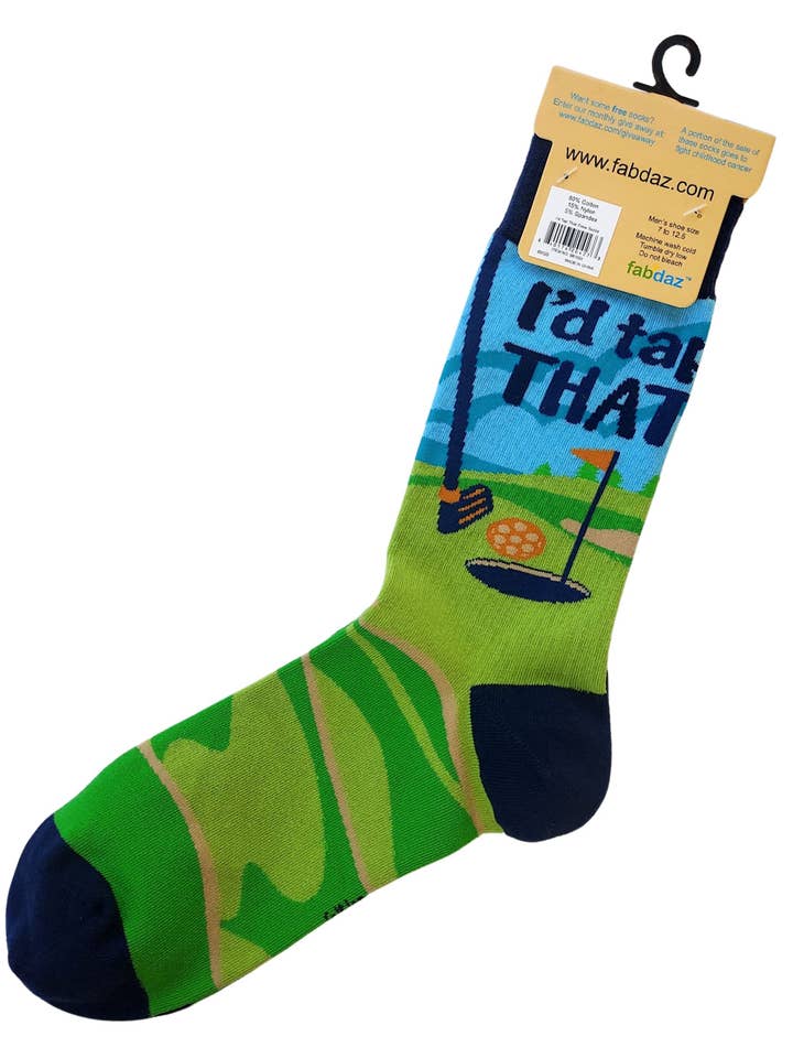 Fabdaz - Wholesale Socks - Men's - I'd Tap That Men's Novelty Crew Socks4