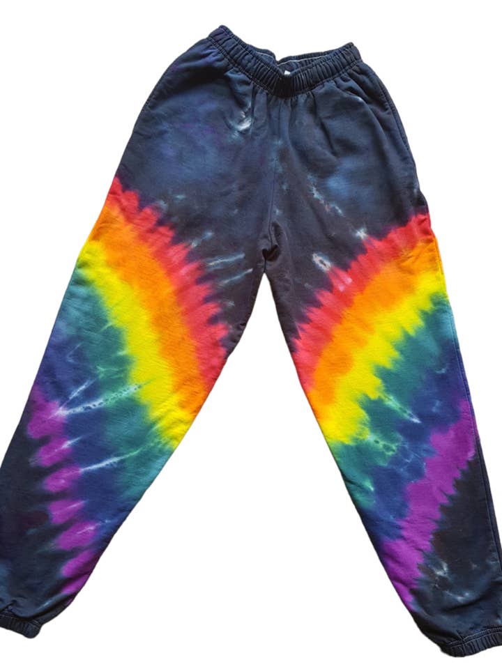 Regenbogen-Batik-Jogginghose - Handgefertigte Kleidung für Pride-Events für den Großhandel von VeEco Gifts