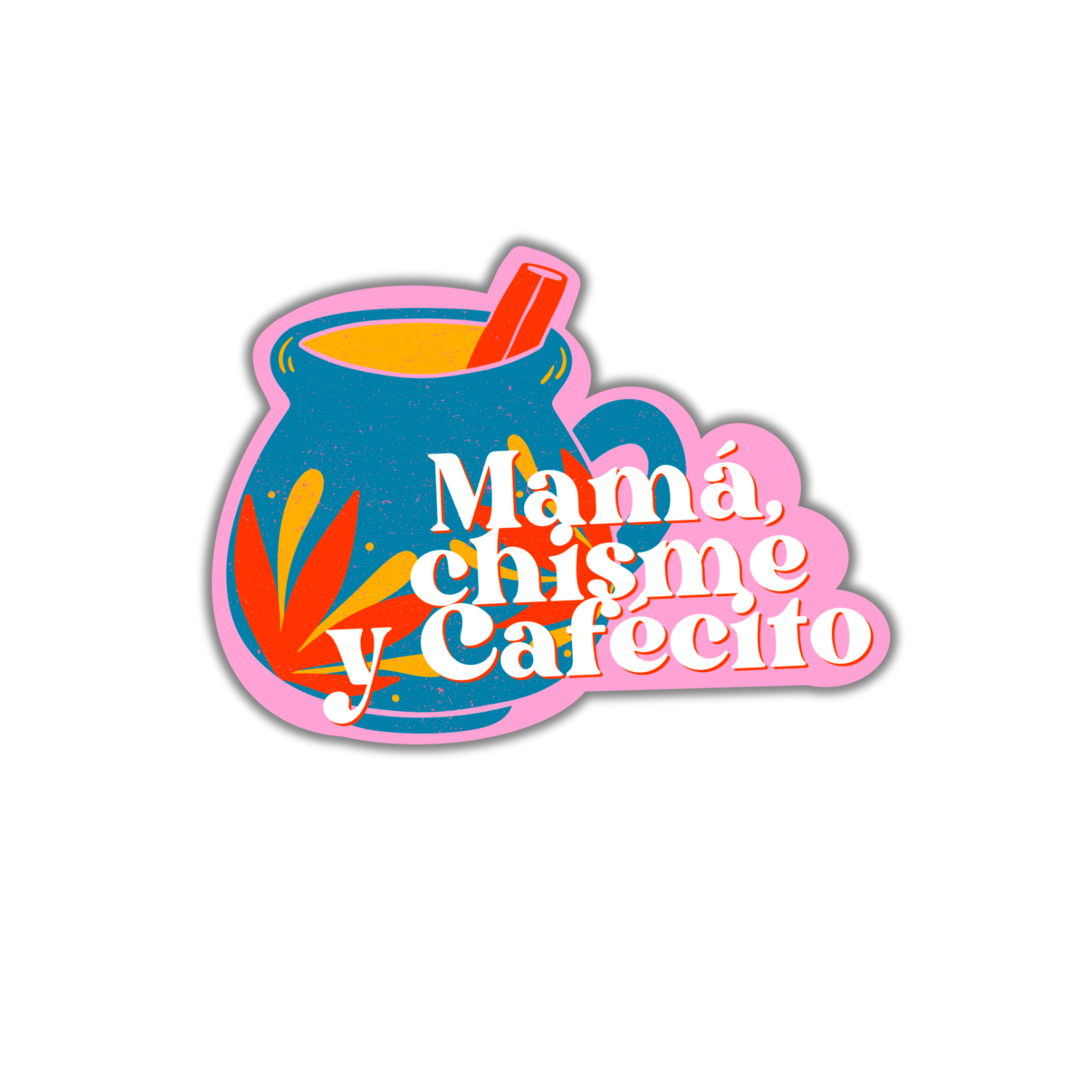 Gaec Studio – wholesale Klistermärke – Mamma, Chisme y Cafecito klistermärke1