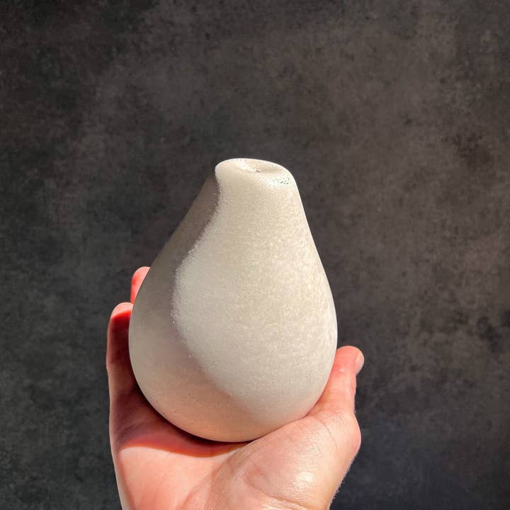 CONCRETE PEAR Sculpture, Minimalist Cement Decor, Tabletop Art Figurine, Modern Decorative Fruit, Ornamental Pear, Decor for Coffee Table for wholesale by Minimal Loot Design