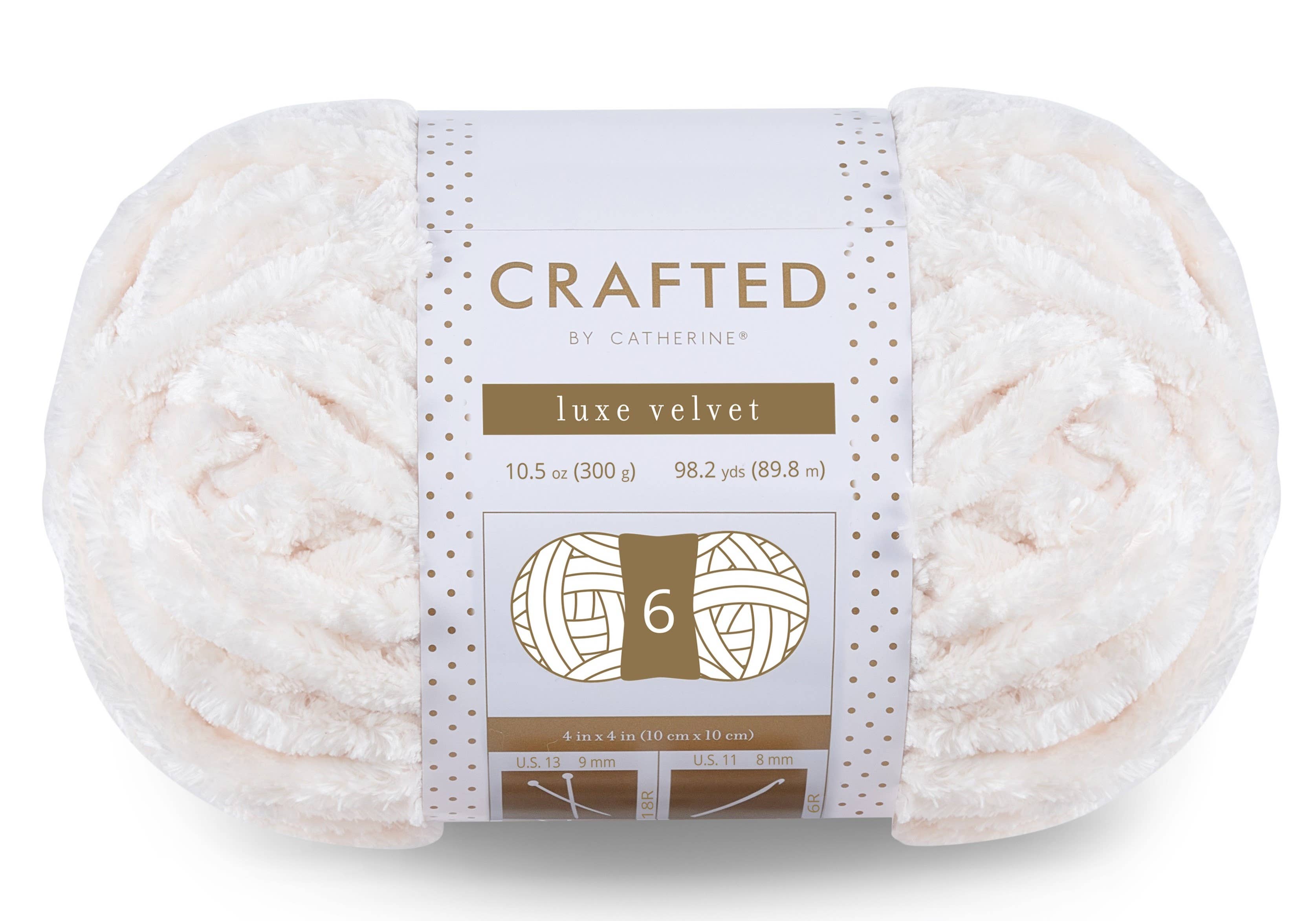 Crafted by Catherine - Wholesale Yarn - Luxe Velvet Yarn | 10.5oz/300g | Super Bulky #6 | Pack of 429