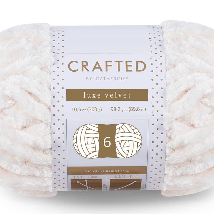 Crafted by Catherine - Wholesale Yarn - Luxe Velvet Yarn | 10.5oz/300g | Super Bulky #6 | Pack of 429