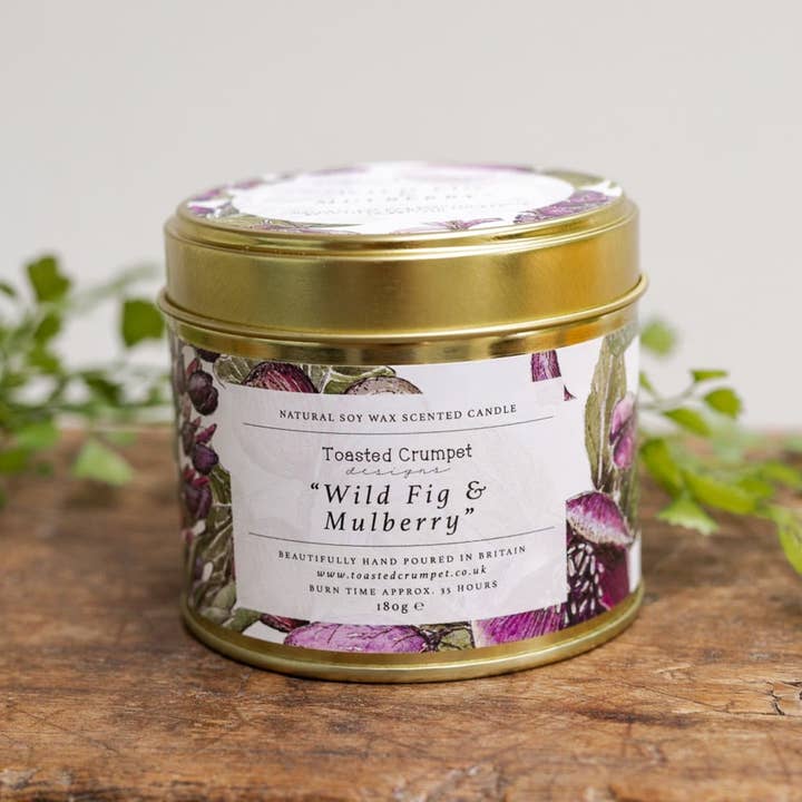 Toasted Crumpet - Wholesale Travel Candles - Wild Fig & Mulberry Candle