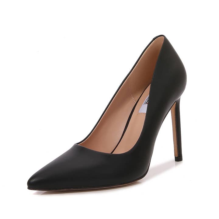 Shop Lev - Vendita all'ingrosso Tacchi alti - Donna - Pumps basic da donna nere non lucide a punta con tacco alto1