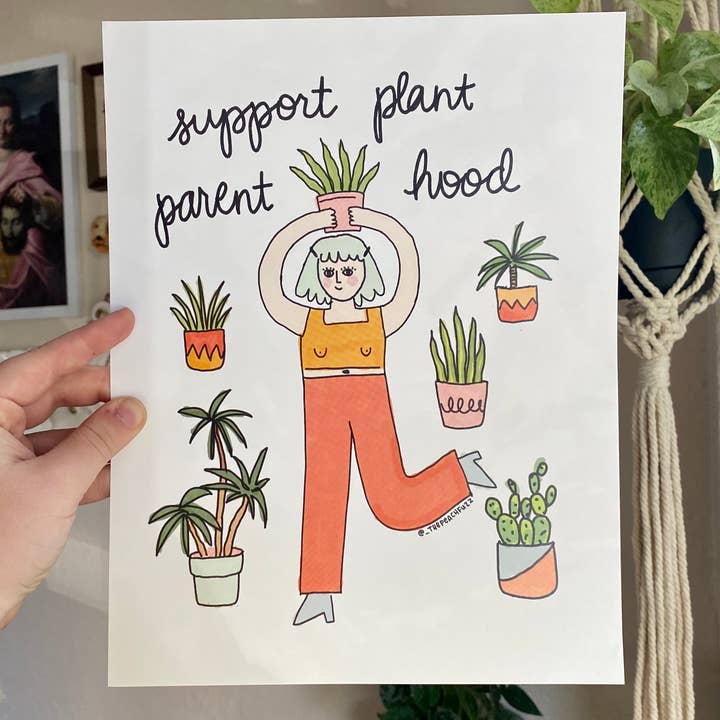 The Peach Fuzz - Wholesale Art Print - Plant Parenthood Print