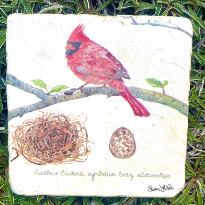 Desserts artisanaux_Stone_Cardinal_Symbolism pour la vente par Susan LeVine