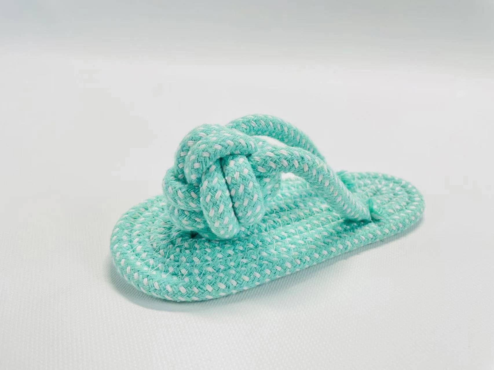 Monli Handcrafted Pet Toys - Vendita all'ingrosso Giocattolo di corda - Cani - Giocattolo per cani a forma di pantofole fatte a mano, giocattoli divertenti per cani12