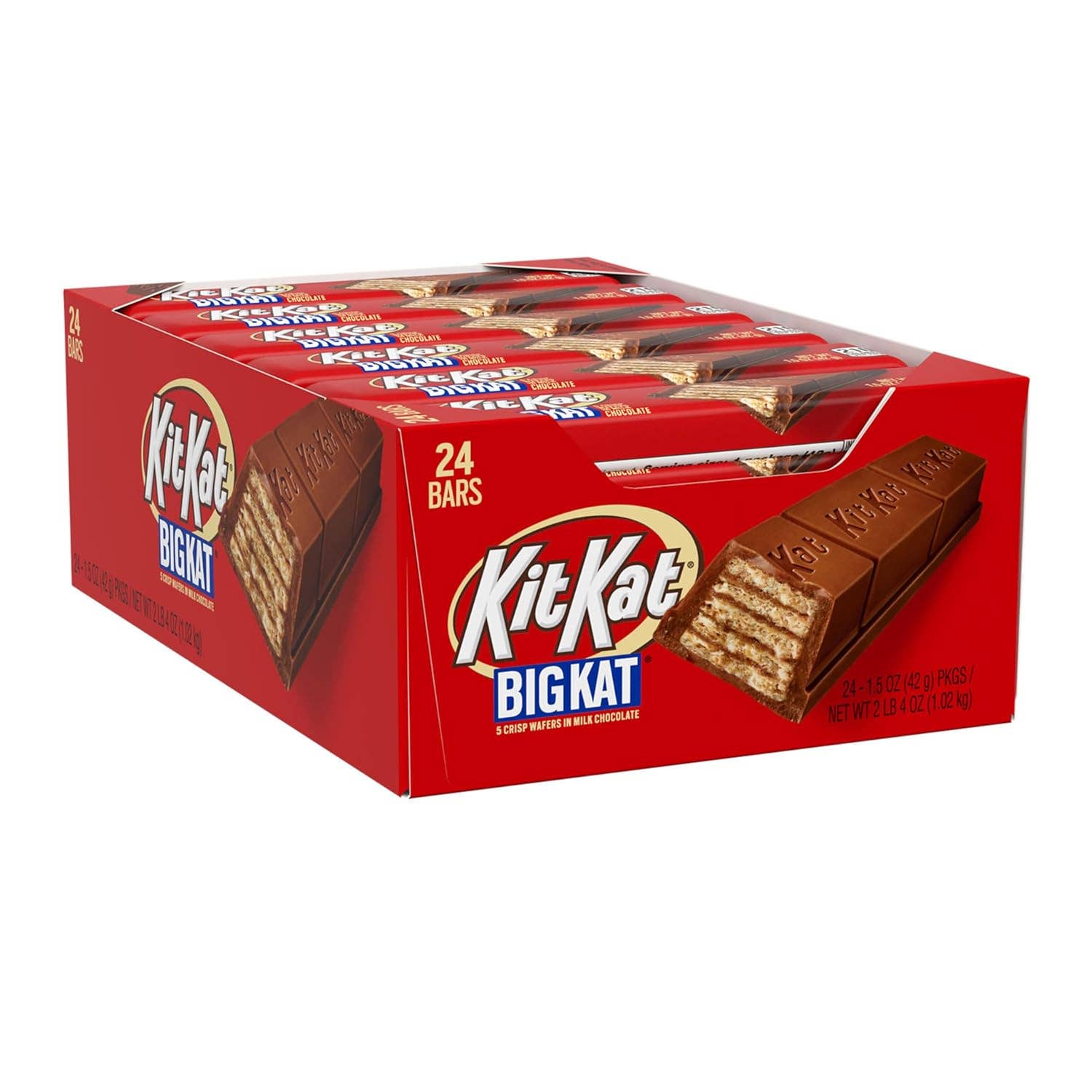 Long Island Candy Factory - Wholesale Chocolate Bar - Kit Kat Big Kat Chocolate Bar 1.5 oz 24 ct0
