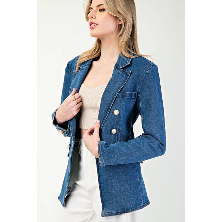 Mineral Washed Denim Jacket for wholesale on Faire4