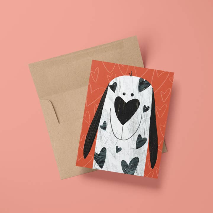 Sincerely, Rob - Wholesale Love Card - "Puppy Love" Greeting Card2