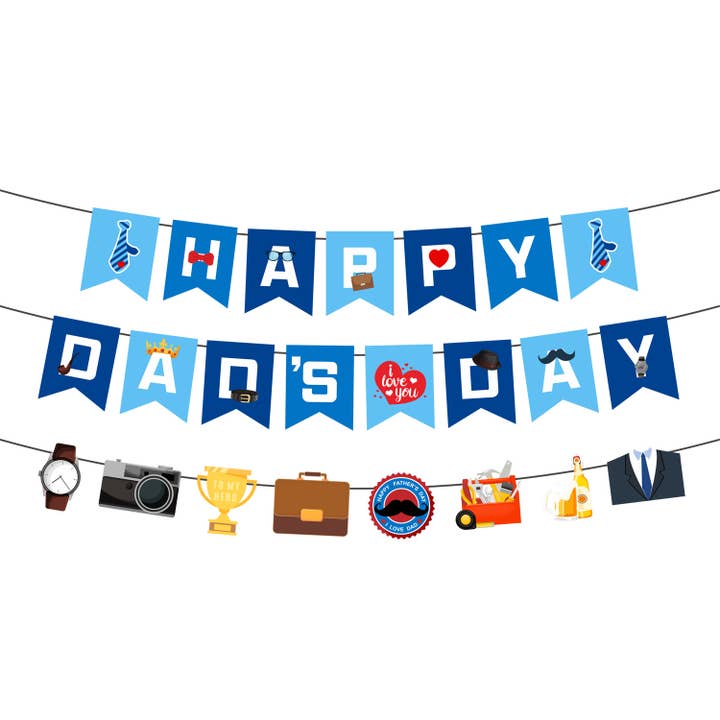 Candles Meta - Venta al por mayor Cartel/pancarta para fiestas - Cartel de papel decorativo para fiestas con el Día del Padre con leche 3