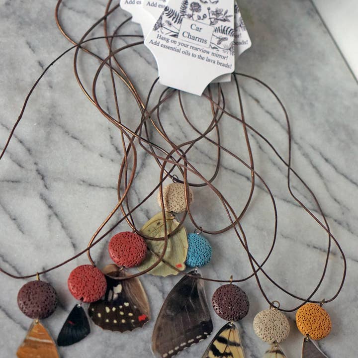 The Pretty Pickle - Wholesale Car Decorative Charm - Unisex - Butterfly Wing Car Charm