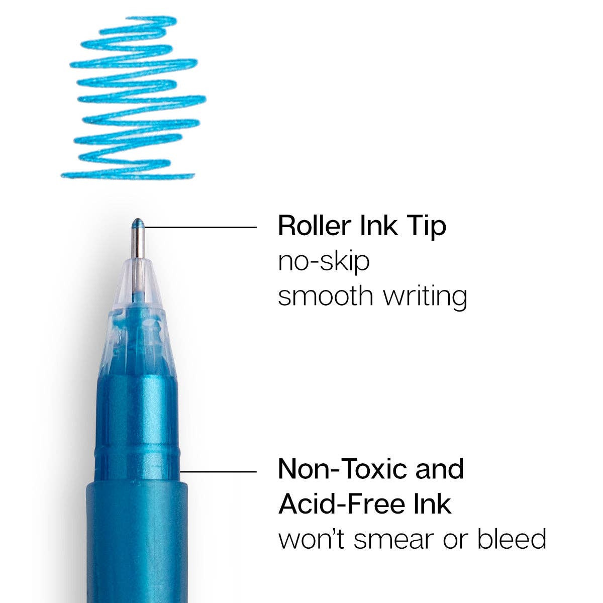 KINGART – wholesale Pen – Gel Pens 24 Glitter, Metallic & Pastel Colors1