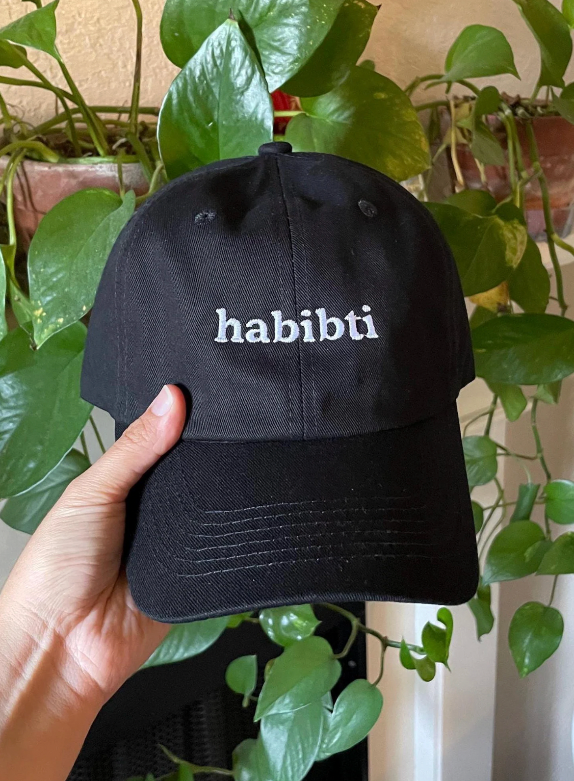 Stitch4pali - Vendita all'ingrosso Cappellino da baseball - Unisex - Cappellino da baseball ricamato in arabo Habibi Habibti2