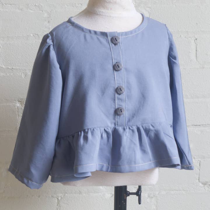 Fionna Hanna – wholesale Craft sewing kit – Peplum Shirt Sewing Pattern for Kids2