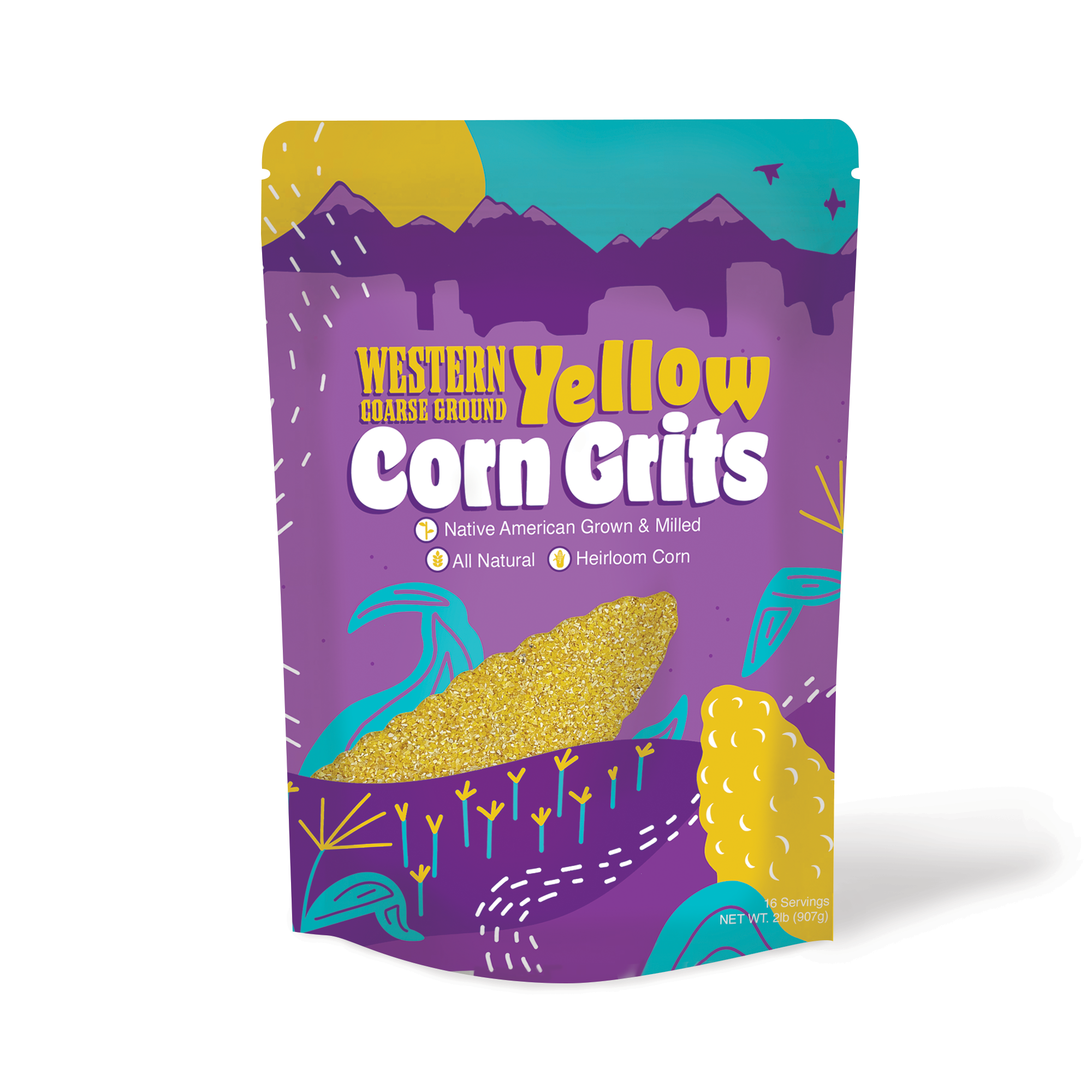 FishSki Provisions - Vendita all'ingrosso Porridge di mais - Semola di mais giallo Western Heirloom, macinata grossa, sacchetto da 2 libbre6