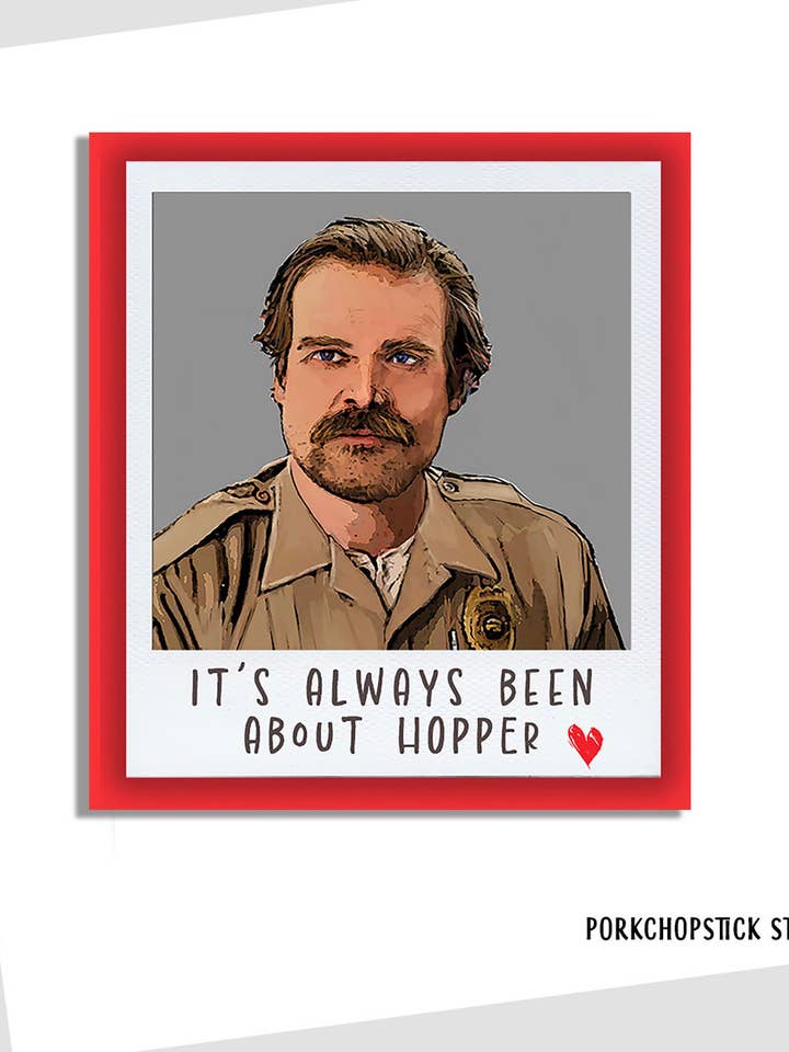 AUTOCOLANTE HOPPER STRANGER THINGS por atacado de Porkchopstick Studios