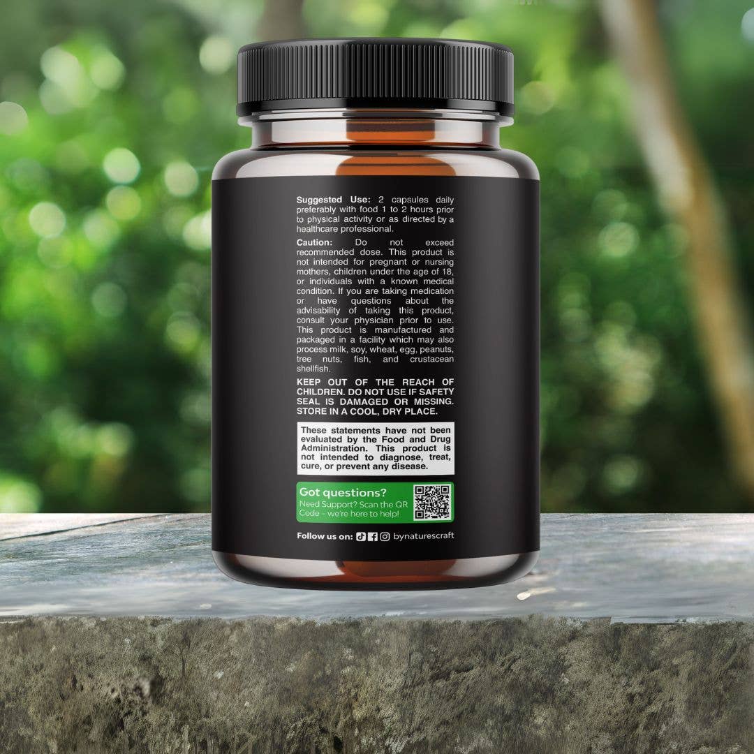 Nature's Craft - Wholesale Oral Supplement/Vitamin - Horny Goat Weed Capsules – Men’s Wellness Support, 60ct1