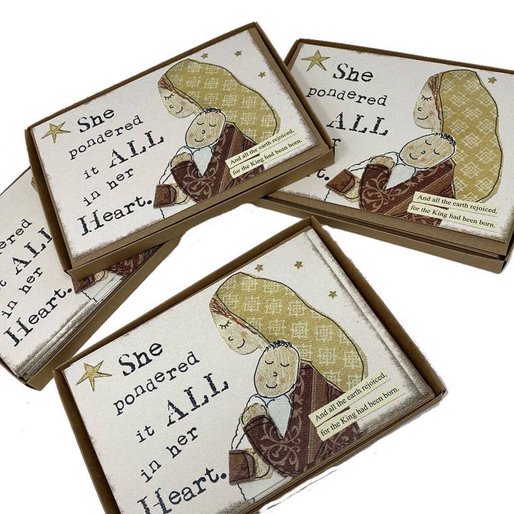 Conjunto de 10 pacotes de Natal Pondering por atacado de The Creative Farm Girl