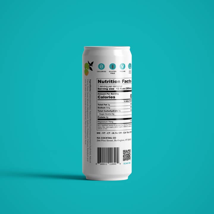 Guinep NA Cocktail Co - Wholesale Non-Alcoholic Aperitif/Mocktail - Tropical Guinep "RESTORE": NA Ocean Mineral Cocktail 2