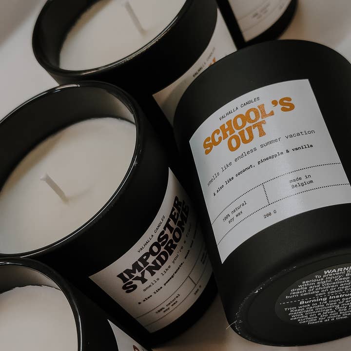 Brickstar Belgium - Wholesale Jar/Filled Candle - Scented candle 'School's Out'1