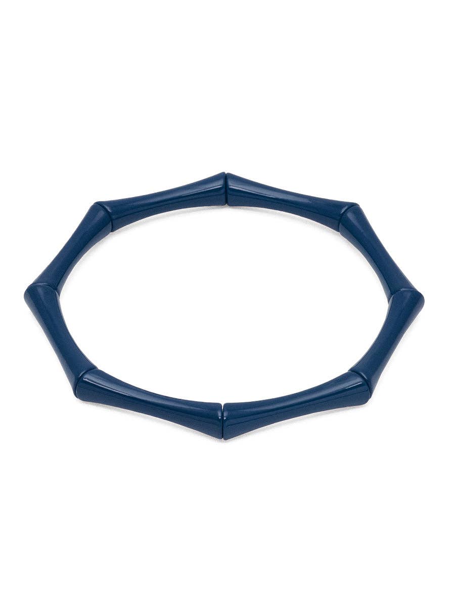 ZENZII Jewelry - Wholesale Link & Chain Bracelet - Enamel Bamboo-Style Stretch Bracelet12