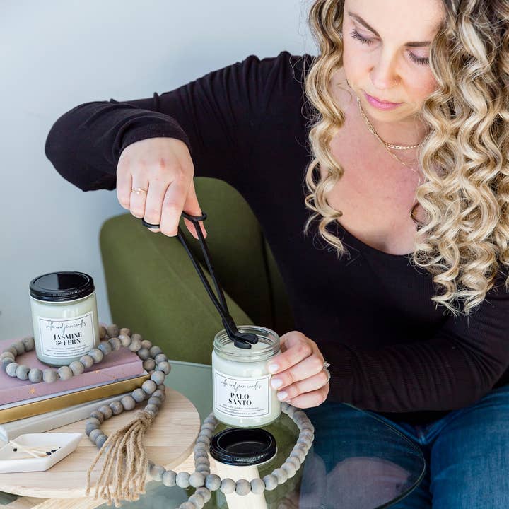 Willa and Jean Candles - Vente Bougie en bocal - Palo Santo 8 oz1