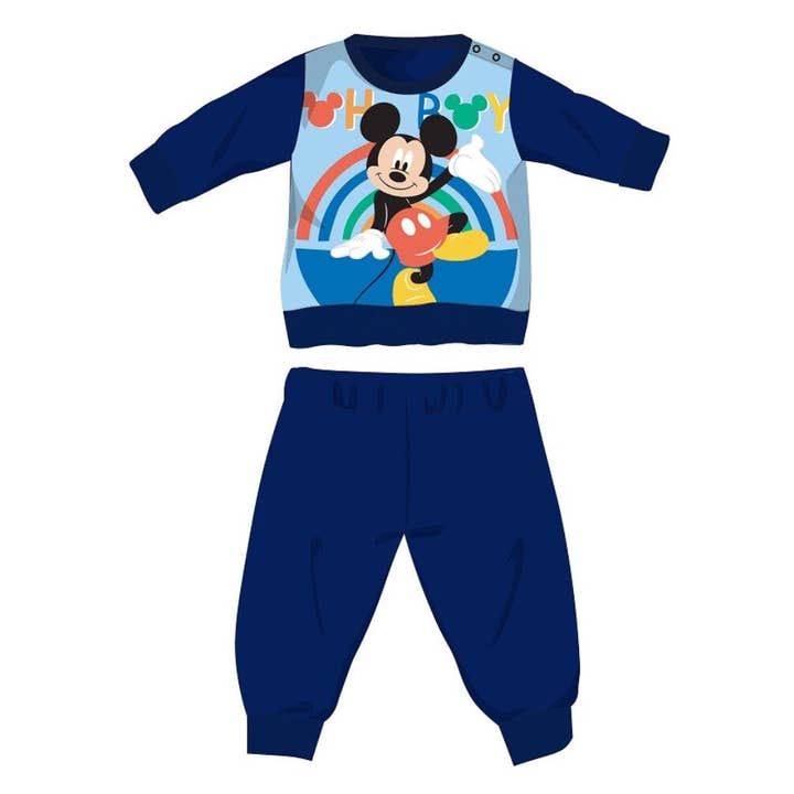 Disney Mickey Mouse Baby Winter Thick Fleece Pajamas for wholesale by Evidence