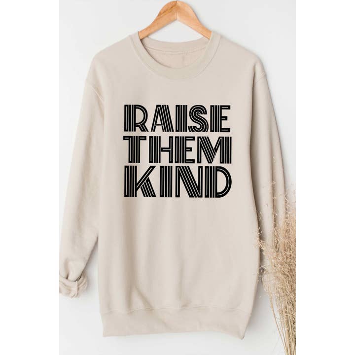BLUME & CO. - Wholesale Graphic Sweatshirt - Women's - RAISE THEM KIND Graphic Sweatshirt1