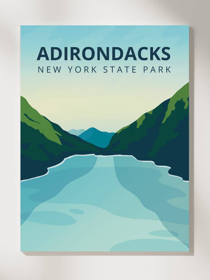 Cascade Lakes Print for wholesale by Boreas Design Shop