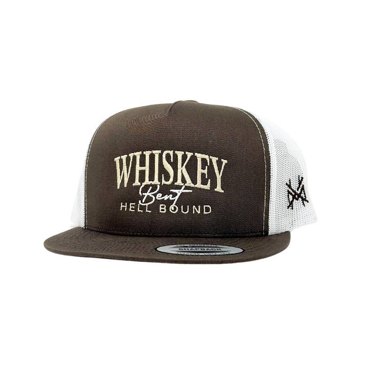 The Mad Hatter Co - Wholesale Trucker Hat - Unisex - MHC Whiskey Bent and Hell Bound Trucker Hat