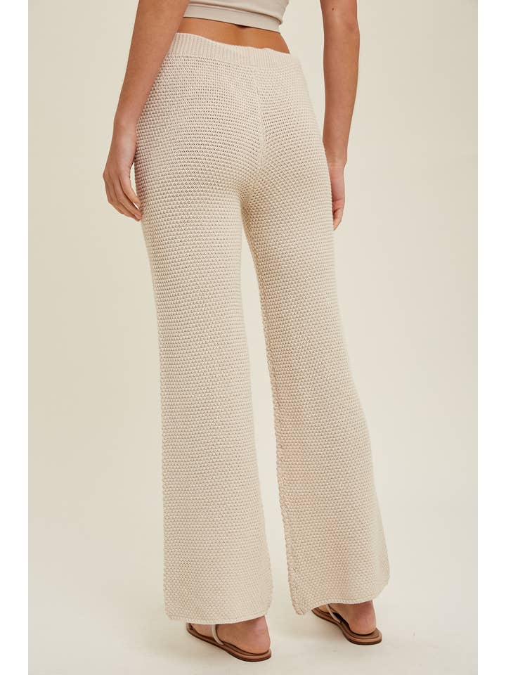 Wishlist Apparel - Wholesale Pants - Women's - TEXTURED SWEATER PANTS / WL22-7514B6