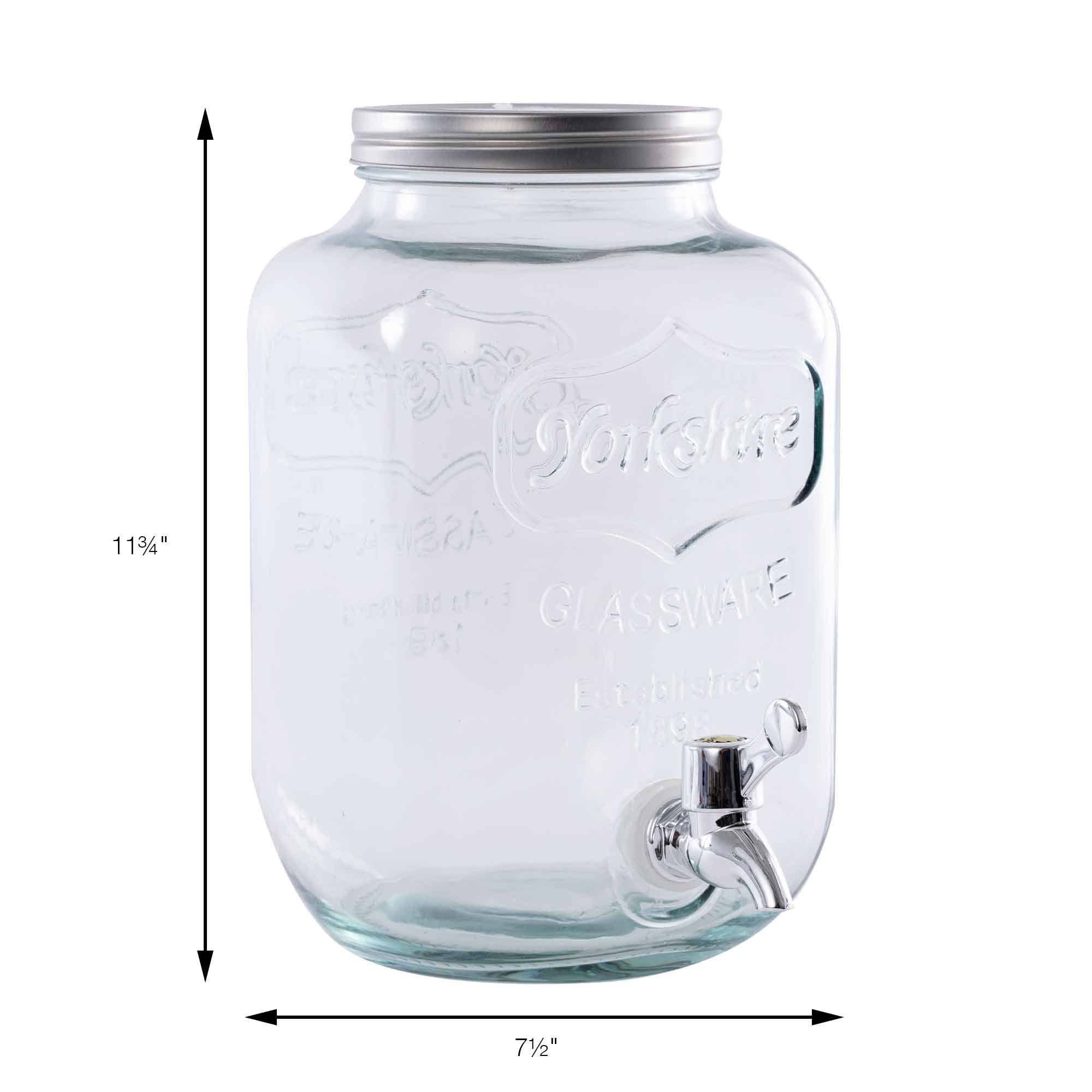 Portofino International Trading, USA - Wholesale Drink Dispenser - Mason Jar Shaped Beverage Dispenser - 8 liter1